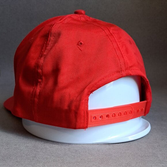 VINTAGE RCA Audio World USED Hat (Red, Snapback, Promo, Stereo Equipment) - Picture 3 of 9